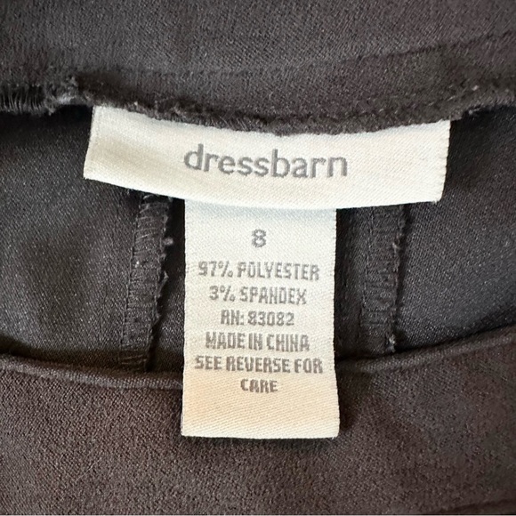 Dress Barn Gray Faux Suede Midi Length High Waist Tulip Skirt - Picture 4 of 5